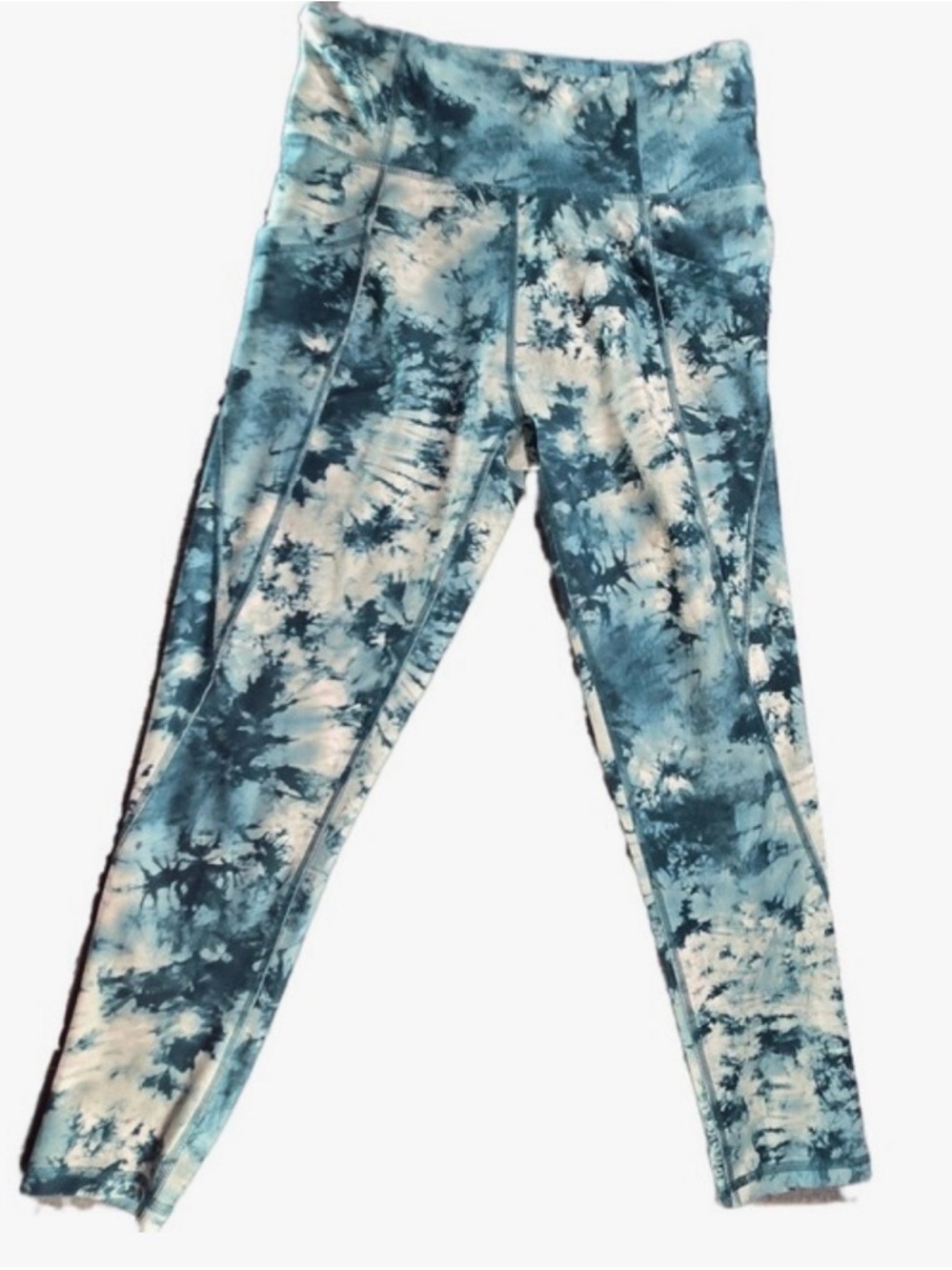 Women’s Tie-Dye Teal Leggings
